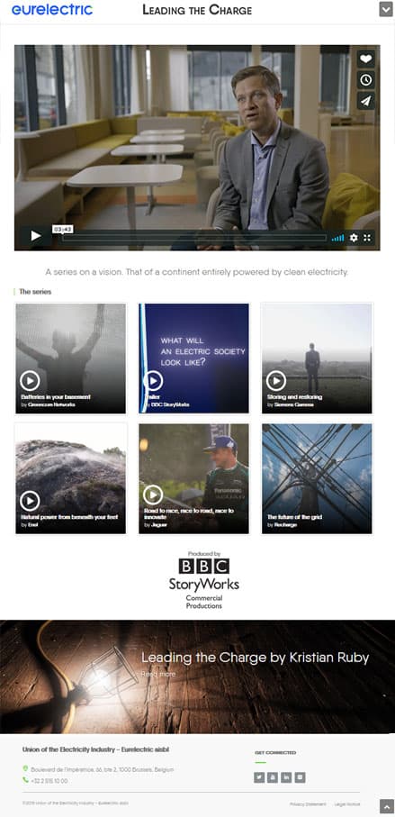 Eurelectric & BBC - Lead the charge