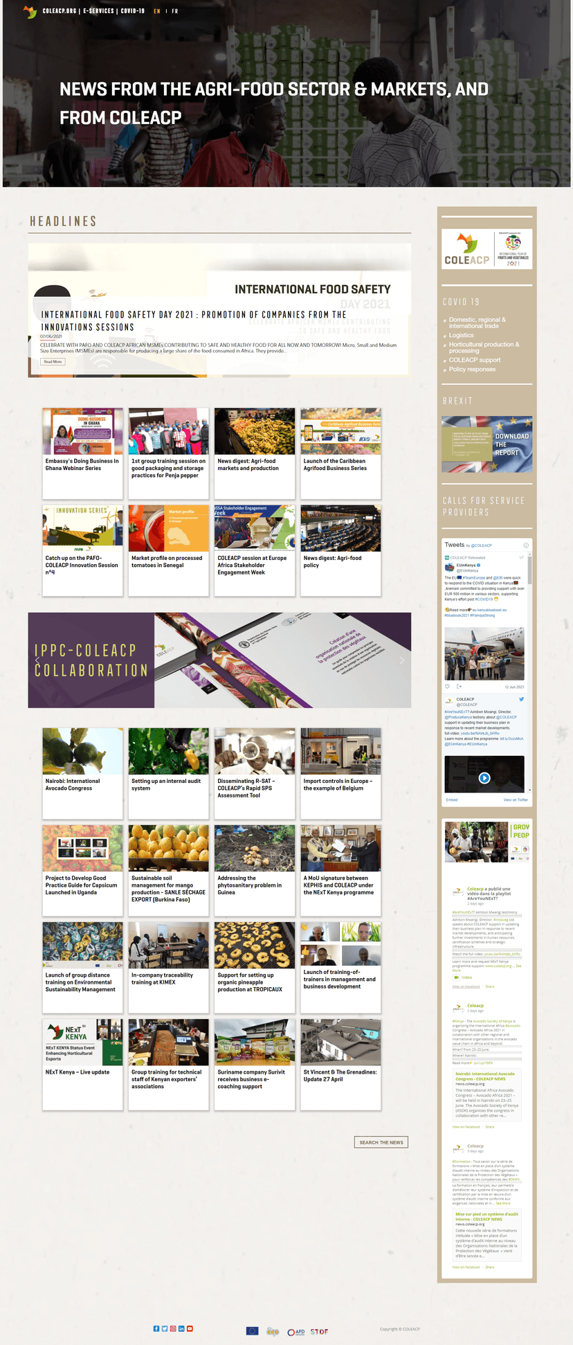 COLEACP - Site dédié aux actualités des ACP